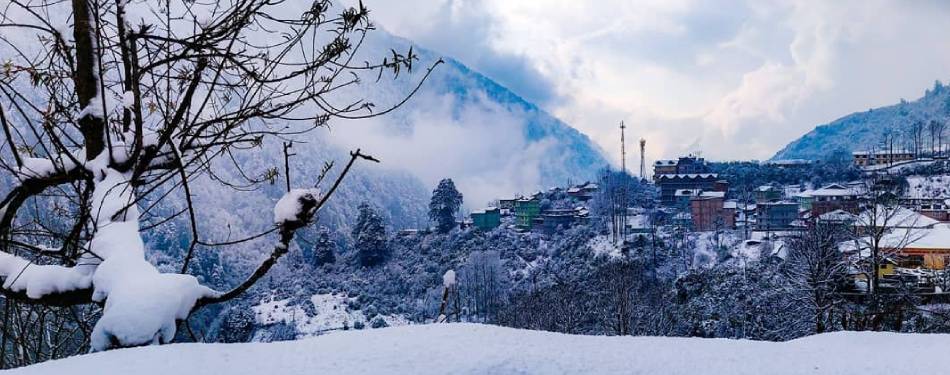 Snowfall in Sikkim